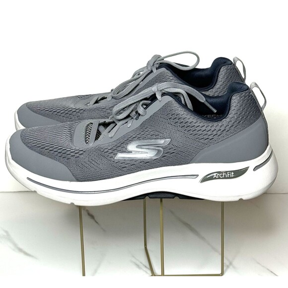 Skechers Men's Lightweight Go Walk Arch Fit Idyllic Sneakers 216116 Gray Size 11 - Picture 1 of 10